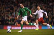 26 March 2019; Conor Hourihane of Republic of Ireland during the UEFA EURO2020 Group D qualifying match between Republic of Ireland and Georgia at the Aviva Stadium, Lansdowne Road in Dublin. Photo by Stephen McCarthy/Sportsfile