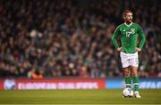 26 March 2019; Conor Hourihane of Republic of Ireland stands over a free-kick during the UEFA EURO2020 Group D qualifying match between Republic of Ireland and Georgia at the Aviva Stadium, Lansdowne Road in Dublin. Photo by Stephen McCarthy/Sportsfile
