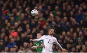 26 March 2019; Otar Kakabadze of Georgia and James McClean of Republic of Ireland during the UEFA EURO2020 Group D qualifying match between Republic of Ireland and Georgia at the Aviva Stadium, Lansdowne Road in Dublin. Photo by Stephen McCarthy/Sportsfile
