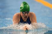 27 March 2019; Orla Quinn of Coleraine Swim Club, Co. Derry, competing in the Girls 17 & Under 100 LC Meter Breaststroke event during the Irish Long Course Swimming Championships at the National Aquatic Centre in Abbotstown, Dublin. Photo by Piaras Ó Mídheach/Sportsfile
