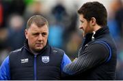 24 March 2019; Waterford manager Pauric Fanning, left, with selector James Murray during the Allianz Hurling League Division 1 Semi-Final match between Galway and Waterford at Nowlan Park in Kilkenny. Photo by Brendan Moran/Sportsfile