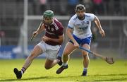 24 March 2019; Brian Concannon of Galway in action against Philip Mahony of Waterford during the Allianz Hurling League Division 1 Semi-Final match between Galway and Waterford at Nowlan Park in Kilkenny. Photo by Brendan Moran/Sportsfile