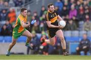 17 March 2019; Daithí Casey of Dr. Crokes' in action against Dylan Wall of Corofin during the AIB GAA Football All-Ireland Senior Club Championship Final match between Corofin and Dr Crokes' at Croke Park in Dublin. Photo by Piaras Ó Mídheach/Sportsfile