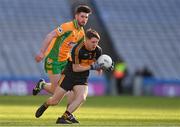 17 March 2019; Michael Potts of Dr. Crokes' in action against Martin Farragher of Corofin during the AIB GAA Football All-Ireland Senior Club Championship Final match between Corofin and Dr Crokes' at Croke Park in Dublin. Photo by Piaras Ó Mídheach/Sportsfile