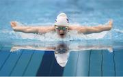 28 March 2019; Orla Adams of NAC SC, Co. Dublin, competing in the 400m Individual Medley event during the Irish Long Course Swimming Championships at the National Aquatic Centre in Abbotstown, Dublin. Photo by Harry Murphy/Sportsfile