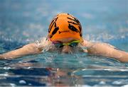 28 March 2019; Alex McLelland-Maher of Kilkenny during the Boys 18 & Under 200 LC Meter Breaststroke event during the Irish Long Course Swimming Championships at the National Aquatic Centre in Abbotstown, Dublin. Photo by Harry Murphy/Sportsfile