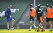 29 March 2019; Head coach Leo Cullen during the Leinster Rugby captain's run at the Aviva Stadium in Dublin. Photo by Ramsey Cardy/Sportsfile