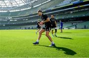 29 March 2019; Ross Byrne during the Leinster Rugby captain's run at the Aviva Stadium in Dublin. Photo by Ramsey Cardy/Sportsfile