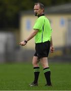 29 March 2019; Referee Garryowen McMahon during the Lidl All Ireland Post Primary School Senior ‘B’ Championship Final match between Coláiste Bhaile Chláir, Claregalway, Co Galway, and St Patrick's Academy, Dungannon, Co Tyrone, at Páirc Seán Mac Diarmada in Carrick-on-Shannon, Leitrim. Photo by Piaras Ó Mídheach/Sportsfile