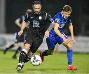 29 March 2019; Raffaele Cretaro of Finn Harps in action against Scott Twine of Waterford during the SSE Airtricity League Premier Division match between Waterford and Finn Harps at the RSC in Waterford. Photo by Matt Browne/Sportsfile