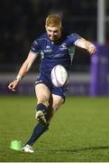 29 March 2019; Darragh Leader of Connacht kicks a conversion during the Heineken Challenge Cup Quarter-Final match between Sale Sharks and Connacht at AJ Bell Stadium in Salford, England. Photo by Philip Oldham/Sportsfile