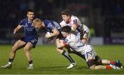 29 March 2019; Darragh Leader of Connacht is tackled by Ben Curry of Sale during the Heineken Challenge Cup Quarter-Final match between Sale Sharks and Connacht at AJ Bell Stadium in Salford, England. Photo by Philip Oldham/Sportsfile