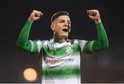 29 March 2019; Trevor Clarke of Shamrock Rovers celebrates following the SSE Airtricity League Premier Division match between Shamrock Rovers and UCD at Tallaght Stadium in Dublin. Photo by Eóin Noonan/Sportsfile