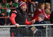 30 March 2019; Louth manager Wayne Kierans, serving a touchline suspension, during the Allianz Football League Roinn 3 Round 6 match between Louth and Westmeath at the Gaelic Grounds in Drogheda, Louth. Photo by Oliver McVeigh/Sportsfile