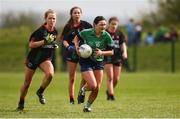 30 March 2019; Erone Fitzpatrick of Scoil Chríost Rí, Portlaoise in action against Brid McMaugh of Loreto, Clonmel during the Lidl All-Ireland Post-Primary Schools Senior A Final match between Loreto, Clonmel, and Scoil Chríost Rí, Portlaoise, at John Locke Park in Callan, Co Kilkenny. Photo by Diarmuid Greene/Sportsfile
