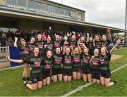 30 March 2019; Birr players celebrate after the Leinster Rugby Girls U16 Girls Shield Final match between Birr and New Ross at Navan RFC in Navan, Co Meath. Photo by Matt Browne/Sportsfile