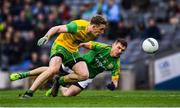 30 March 2019; Hugh McFadden of Donegal in action against Shane McEntee of Meath during the Allianz Football League Division 2 Final match between Meath and Donegal at Croke Park in Dublin. Photo by Ray McManus/Sportsfile