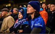30 March 2019; Supporters watch on during the Heineken Champions Cup Quarter-Final between Leinster and Ulster at the Aviva Stadium in Dublin. Photo by David Fitzgerald/Sportsfile