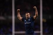 30 March 2019; Dave Kearney of Leinster celebrates following the Heineken Champions Cup Quarter-Final between Leinster and Ulster at the Aviva Stadium in Dublin. Photo by Stephen McCarthy/Sportsfile