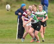 30 March 2019; Jamie Jacob-Brien of Naas in action against Tullow during the Leinster Rugby Girls 18s Girls Plate Final match between Naas and Tullow at Navan RFC in Navan, Co Meath. Photo by Matt Browne/Sportsfile