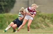 30 March 2019; Niamh Murphy of Tullow in action against Naas during the Leinster Rugby Girls 18s Girls Plate Final match between Naas and Tullow at Navan RFC in Navan, Co Meath. Photo by Matt Browne/Sportsfile
