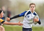 30 March 2019; Laura Carthy of Edenderry in action against North Meath during the Leinster Rugby Girls U18s Girls Shield Final match between Edenderry and North Meath at Navan RFC in Navan, Co Meath. Photo by Matt Browne/Sportsfile