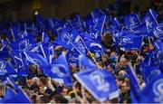 30 March 2019; Leinster supporters during the Heineken Champions Cup Quarter-Final between Leinster and Ulster at the Aviva Stadium in Dublin. Photo by Ramsey Cardy/Sportsfile