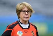 31 March 2019; Kilkenny manager Ann Downey before during the Littlewoods Ireland Camogie League Division 1 Final match between Kilkenny and Galway at Croke Park in Dublin. Photo by Piaras Ó Mídheach/Sportsfile