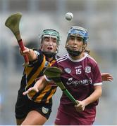 31 March 2019; Noreen Coen of Galway in action against Michelle Teehan of Kilkenny during the Littlewoods Ireland Camogie League Division 1 Final match between Kilkenny and Galway at Croke Park in Dublin. Photo by Piaras Ó Mídheach/Sportsfile