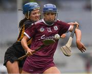 31 March 2019; Aoife Donohue of Galway in action against Michelle Teehan of Kilkenny during the Littlewoods Ireland Camogie League Division 1 Final match between Kilkenny and Galway at Croke Park in Dublin. Photo by Ray McManus/Sportsfile