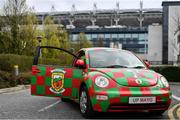 31 March 2019; A Mayo car outside Croke Park ahead of the Allianz Football League Division 1 Final match between Kerry and Mayo at Croke Park in Dublin. Photo by Ramsey Cardy/Sportsfile