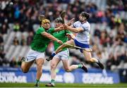 31 March 2019; Jamie Barron of Waterford in action against Dan Morrissey, left, and Declan Hannon of Limerick during the Allianz Hurling League Division 1 Final match between Limerick and Waterford at Croke Park in Dublin. Photo by Stephen McCarthy/Sportsfile