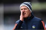 31 March 2019; Limerick manager John Kiely during the Allianz Hurling League Division 1 Final match between Limerick and Waterford at Croke Park in Dublin. Photo by Stephen McCarthy/Sportsfile