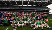 31 March 2019; Limerick players celebrate after the Allianz Hurling League Division 1 Final match between Limerick and Waterford at Croke Park in Dublin. Photo by Stephen McCarthy/Sportsfile