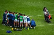 31 March 2019; The Limerick team have their photograph taken by photographers following their victory in the Allianz Hurling League Division 1 Final match between Limerick and Waterford at Croke Park in Dublin. Photo by Ramsey Cardy/Sportsfile