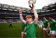 31 March 2019; Cian Lynch of Limerick celebrates following the Allianz Hurling League Division 1 Final match between Limerick and Waterford at Croke Park in Dublin. Photo by Stephen McCarthy/Sportsfile