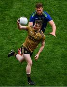 31 March 2019; Tom O'Sullivan of Kerry in action against Aidan O'Shea of Mayo during the Allianz Football League Division 1 Final match between Kerry and Mayo at Croke Park in Dublin. Photo by Ramsey Cardy/Sportsfile