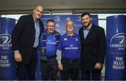 30 March 2019; Leinster players Devin Toner and Robbie Henshaw take part in a Q&A with Ryan Bailey and pose for photos with fans at the Heineken Champions Cup Quarter-Final between Leinster and Ulster at the Aviva Stadium in Dublin. Photo by David Fitzgerald/Sportsfile