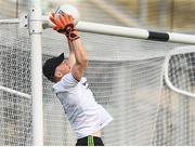 31 March 2019; Rob Hennelly of Mayo makes a save during the Allianz Football League Division 1 Final match between Kerry and Mayo at Croke Park in Dublin. Photo by Stephen McCarthy/Sportsfile