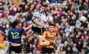 31 March 2019; Diarmuid O'Connor of Mayo scores his side's second goal past Kerry goalkeeper Shane Ryan as Seán O'Shea of Kerry looks on during the Allianz Football League Division 1 Final match between Kerry and Mayo at Croke Park in Dublin. Photo by Piaras Ó Mídheach/Sportsfile