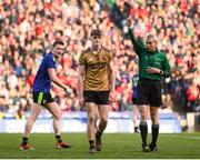 31 March 2019; Diarmuid O'Connor of Kerry receives a red card from referee Fergal Kelly during the Allianz Football League Division 1 Final match between Kerry and Mayo at Croke Park in Dublin. Photo by Stephen McCarthy/Sportsfile