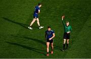 31 March 2019; Aidan O'Shea of Mayo receives a red card from referee Fergal Kelly during the Allianz Football League Division 1 Final match between Kerry and Mayo at Croke Park in Dublin. Photo by Ramsey Cardy/Sportsfile