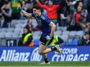 31 March 2019; Ciarán Treacy of Mayo celebrates scoring his side's third goal during the Allianz Football League Division 1 Final match between Kerry and Mayo at Croke Park in Dublin. Photo by Piaras Ó Mídheach/Sportsfile