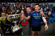 31 March 2019; Jason Doherty of Mayo celebrates with supporters following the Allianz Football League Division 1 Final match between Kerry and Mayo at Croke Park in Dublin. Photo by Stephen McCarthy/Sportsfile