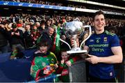 31 March 2019; Lee Keegan of Mayo with supporters following the Allianz Football League Division 1 Final match between Kerry and Mayo at Croke Park in Dublin. Photo by Stephen McCarthy/Sportsfile