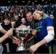 31 March 2019; Jason Doherty of Mayo celebrates with supporters following the Allianz Football League Division 1 Final match between Kerry and Mayo at Croke Park in Dublin. Photo by Stephen McCarthy/Sportsfile