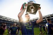 31 March 2019; Kevin McLoughlin of Mayo celebrates following the Allianz Football League Division 1 Final match between Kerry and Mayo at Croke Park in Dublin. Photo by Stephen McCarthy/Sportsfile