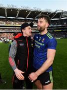 31 March 2019; Aidan O'Shea, right, and Cillian O'Connor of Mayo following the Allianz Football League Division 1 Final match between Kerry and Mayo at Croke Park in Dublin. Photo by Stephen McCarthy/Sportsfile
