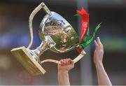 31 March 2019; A general view of the cup during Mayo's celebrations after the Allianz Football League Division 1 Final match between Kerry and Mayo at Croke Park in Dublin. Photo by Piaras Ó Mídheach/Sportsfile