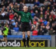 31 March 2019; Referee Fergal Kelly during the Allianz Football League Division 1 Final match between Kerry and Mayo at Croke Park in Dublin. Photo by Ray McManus/Sportsfile